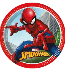 Tallerkener*Decorata Party Paptallerkner - 8-pak - 23 cm - Spider-Man Crime