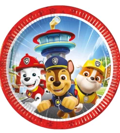 Tallerkener*Decorata Party Paptallerkner - 8-pak - 19,5 cm - Paw Patrol Resc