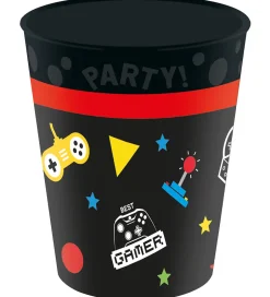 Kop Og Tudekop*Decorata Party Plastikkopper - 4-pak - 250 ml - Gaming Party