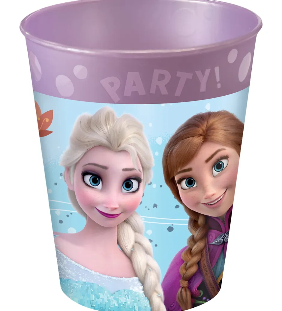 Decorata Party Plastikkopper - 4-pak - 250 ml - Frozen Idyllic W