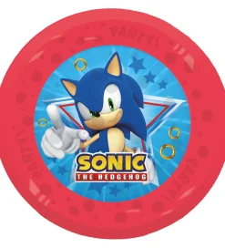 Tallerkener*Decorata Party Plastiktallerkner - 4-pak - 21 cm - Sonic Speed