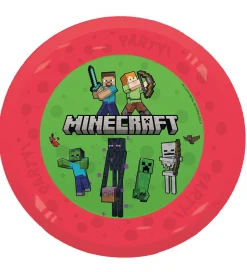 Decorata Party Plastiktallerkner - 4-pak - 21 cm - Minecraft