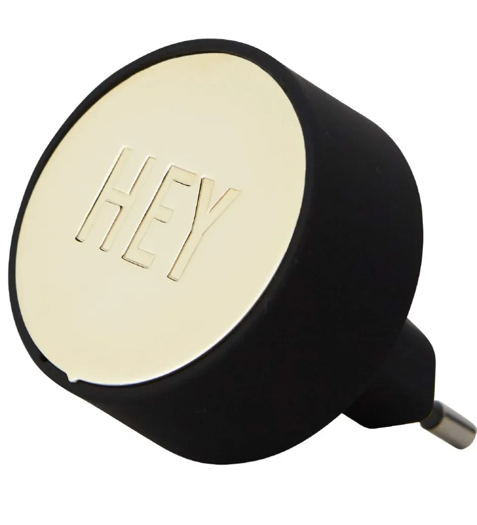 Adaptere Og Opladere*Design Letters Adapter - 12W - Guld/Hey