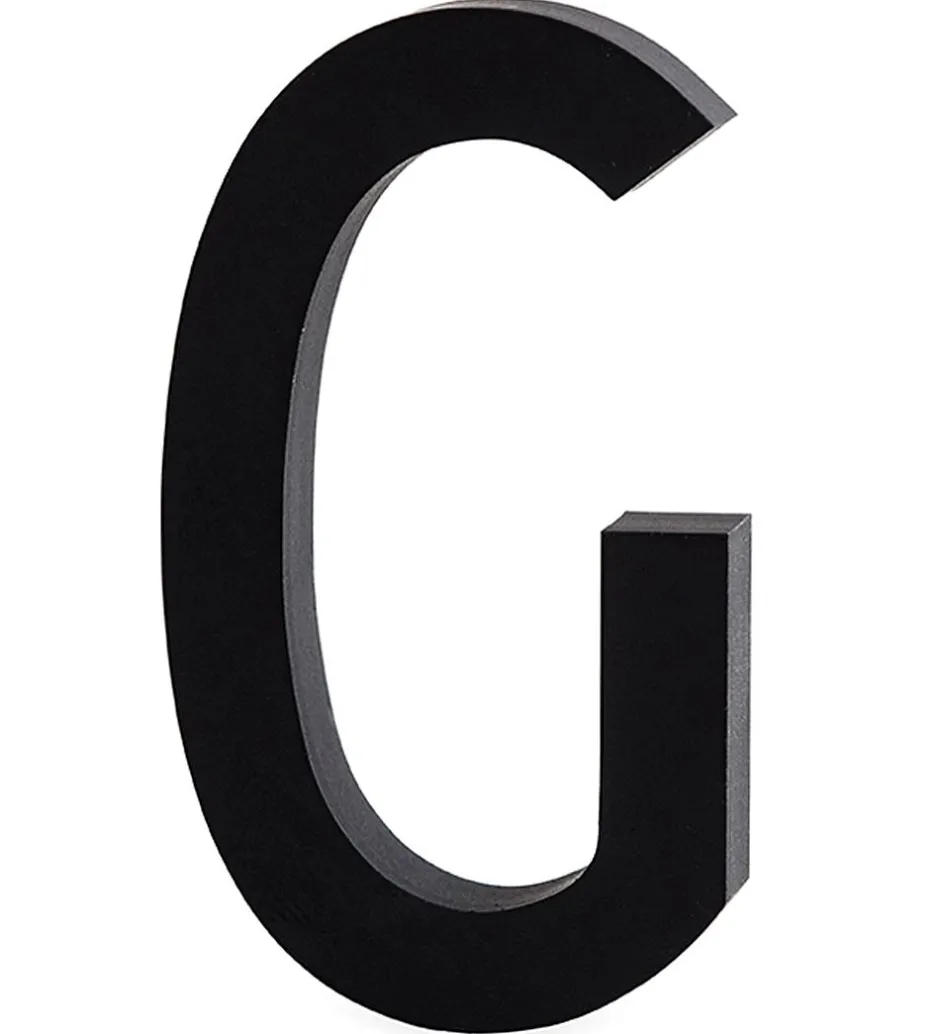 Design Letters Alubogstav - G - Sort