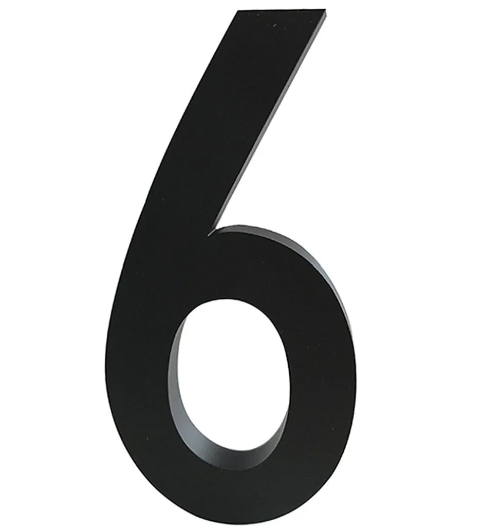 Design Letters Alutal - 6 - Sort