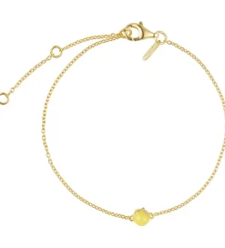 Smykker*Design Letters Armbånd - 20 cm - Guldbelagt - When life gives yo
