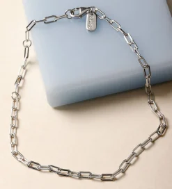 Smykker*Design Letters Armbånd - Chunky Square - Small - Sølv