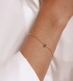 Smykker*Design Letters Armbånd - K - 18K Guldbelagt