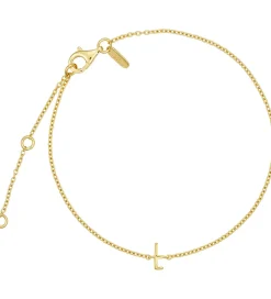 Smykker*Design Letters Armbånd - L - 18K Guldbelagt