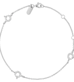 Smykker*Design Letters Armbånd - Ruth Anchor Charm Lock - Sølv