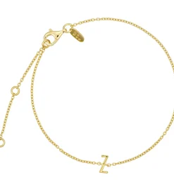 Smykker*Design Letters Armbånd - Z - 18K Guldbelagt
