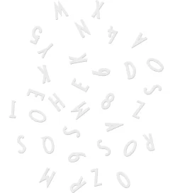 Bogstaver*Design Letters Bogstaver - Hvid