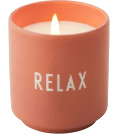 Duftlys*Design Letters Duftlys - Spr. Flowers/Wood/Fruit - Rosa m. Relax