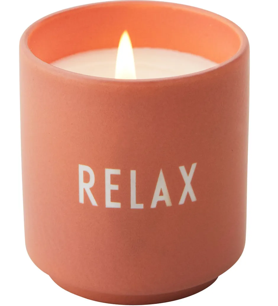 Duftlys*Design Letters Duftlys - Spr. Flowers/Wood/Fruit - Rosa m. Relax
