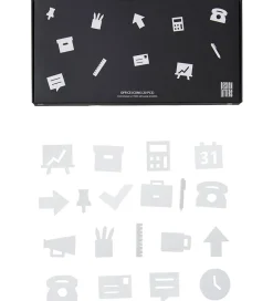 Design Letters Ikoner - Kontor - Hvid