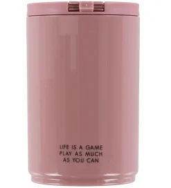 Termoflasker|Kop Og Tudekop*Design Letters Kop m. Sugerør - Travel - 330 ml - Rosa