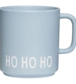 Kop Og Tudekop*Design Letters Krus - Favourite - Ho Ho Ho - Light Blue