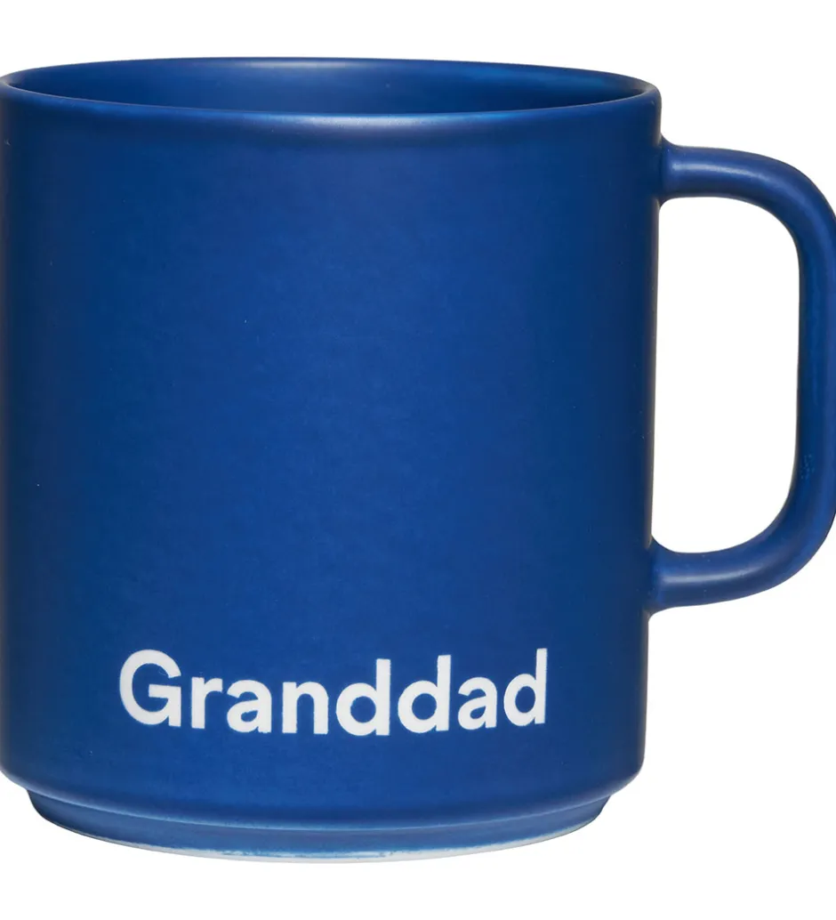 Kop Og Tudekop*Design Letters Krus - Favourite - Granddad - Midnight Blue