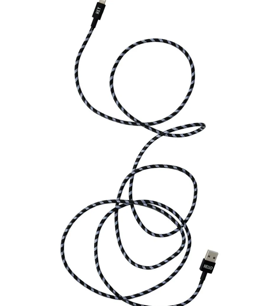 Design Letters Opladerkabel - iPhone - USB-A/Lightning - Striber