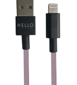 Adaptere Og Opladere*Design Letters Opladerkabel - iPhone - USB-A/Lightning - Lavende