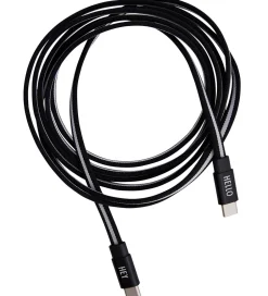 Adaptere Og Opladere*Design Letters Opladerkabel - Android/Apple - USB-C - Sort/Hvid