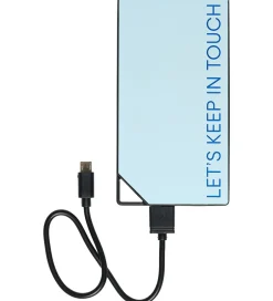 Powerbanks*Design Letters Powerbank - 8000mAh - Lyseblå