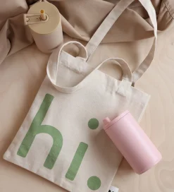 Shoppers*Design Letters Shopper - Lille - Hi - Natur/Grøn