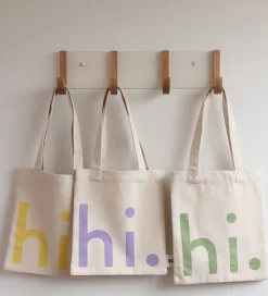 Shoppers*Design Letters Shopper - Lille - Hi - Natur/Gul