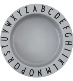 Skåle*Design Letters Skål - Tritan - 15,5 cm - Eat & Learn - Grå