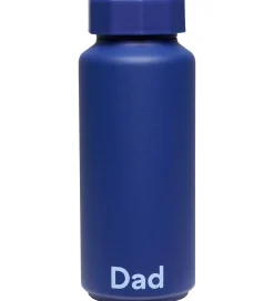 Design Letters Termoflaske - Dad - 500 ml - Midnight Blue
