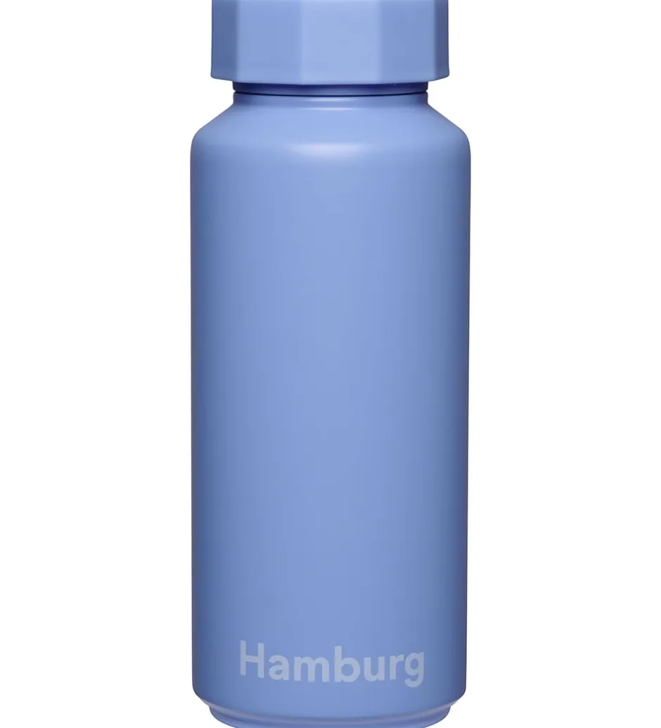 Termoflasker|Spisetid*Design Letters Termoflaske - 500 ml - Hamburg - Sky Blue