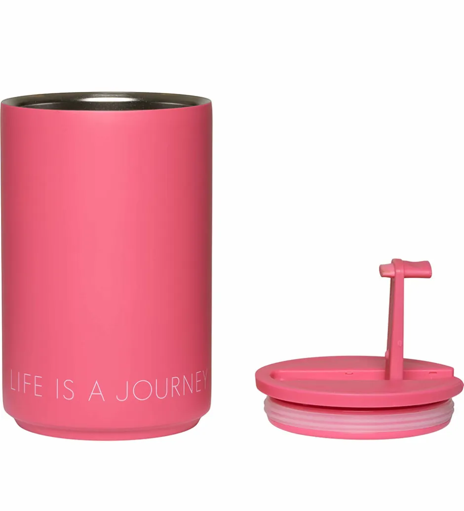 Termoflasker*Design Letters Termokop - To Go - 350 ml - Rosa