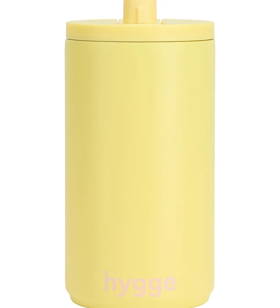 Design Letters Termokrus - Travel - Hygge - 350ml - Gul