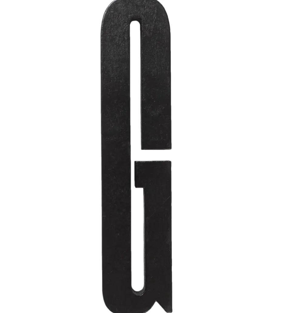 Design Letters Træbogstaver - G - Sort