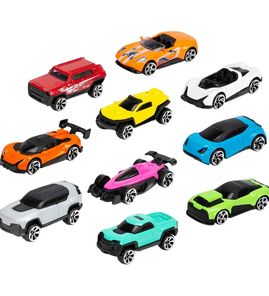 Biler, Tog Og Køretøjer*Dickie Toys Biler - 10-pak