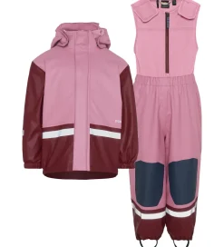 Børn Didriksons Didrikson Regntøj m. Fleece - Boardman - PU - Heather Pink