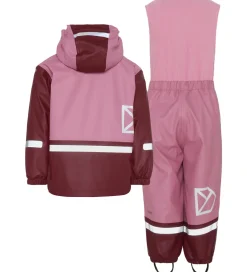 Børn Didriksons Didrikson Regntøj m. Fleece - Boardman - PU - Heather Pink