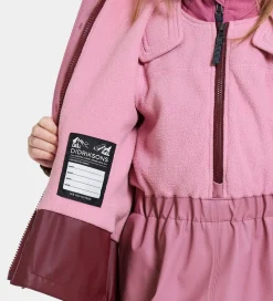 Børn Didriksons Didrikson Regntøj m. Fleece - Boardman - PU - Heather Pink