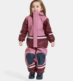 Børn Didriksons Didrikson Regntøj m. Fleece - Boardman - PU - Heather Pink
