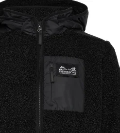 Fleece*Didriksons Fleecejakke - Exa - Sort