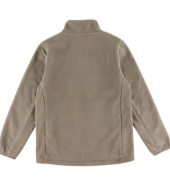 Fleece*Didriksons Fleecejakke - Malakit - Ash Brown