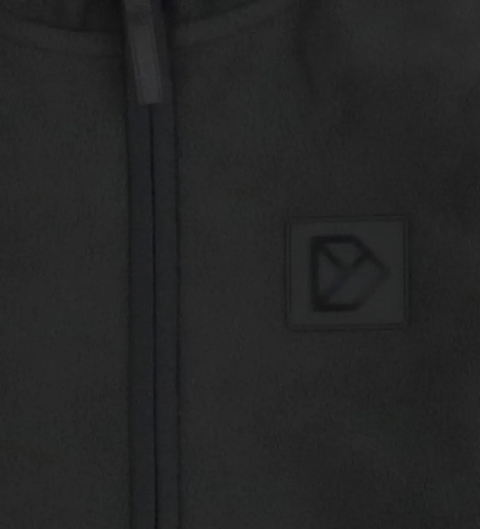 Fleece*Didriksons Fleecejakke - Malakit - Sort