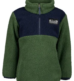 Fleece*Didriksons Fleecetrøje - Gosig - Light Moss