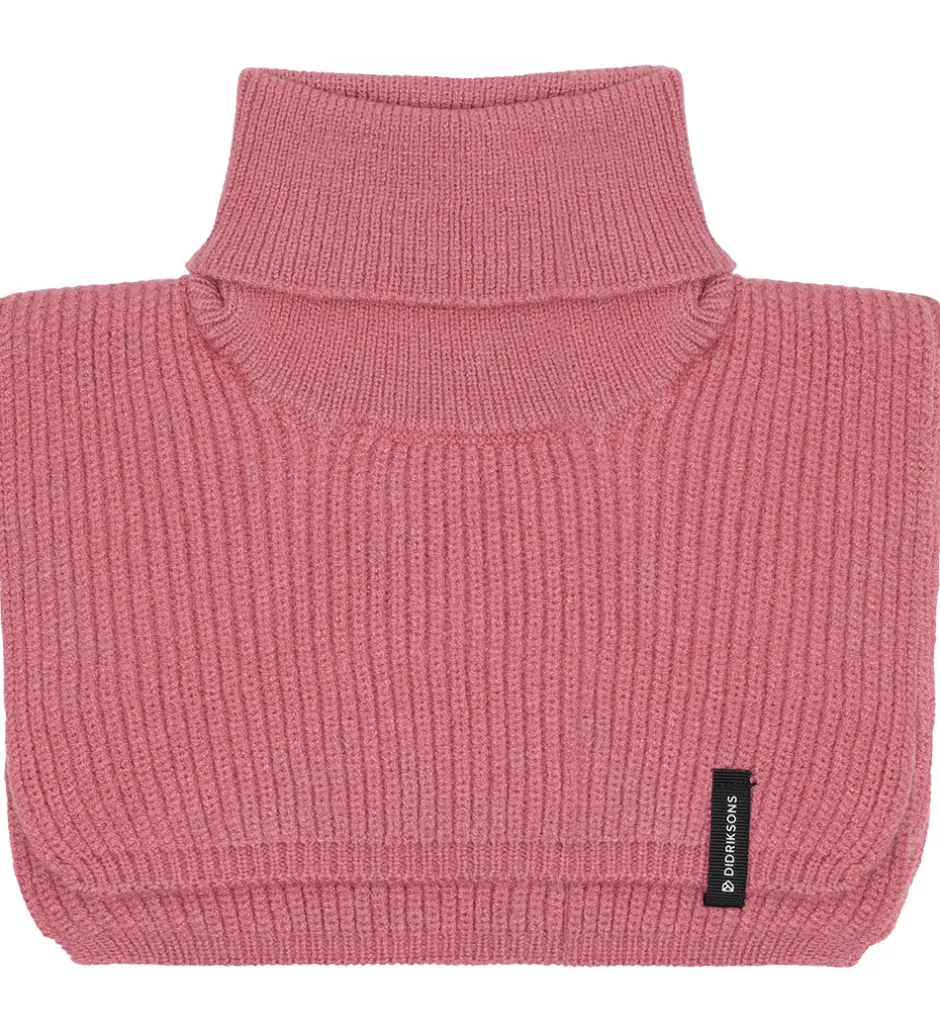Børn Didriksons Halsedisse - Strik/Rib - Delfinen - Heather Pink