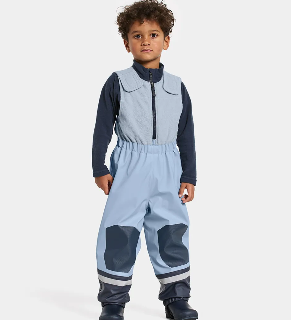 Børn Didriksons Regntøj m. Fleece - Boardman - PU - Cloud Blue