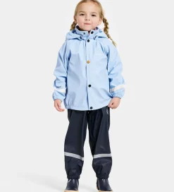 Regntøj*Didriksons Regntøj m. Seler - PU - Slaskeman - Light Sea Blue