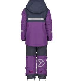 Børn Didriksons Skisæt - Skare - Royal Purple