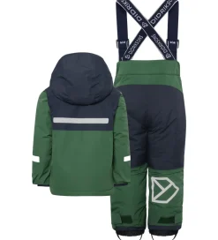 Børn Didriksons Skisæt - Skare - Pine Green