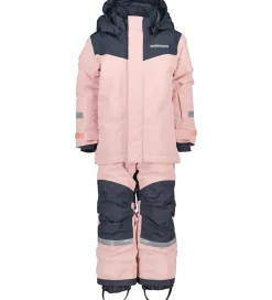 Børn Didriksons Skisæt - Skare - Dusty Pink