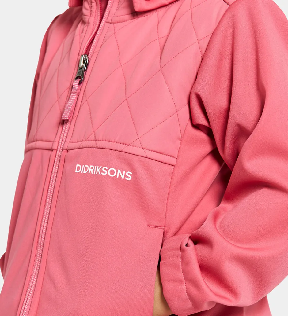 Softshell*Didriksons Softshelljakke - Briska - Dusty Azalea